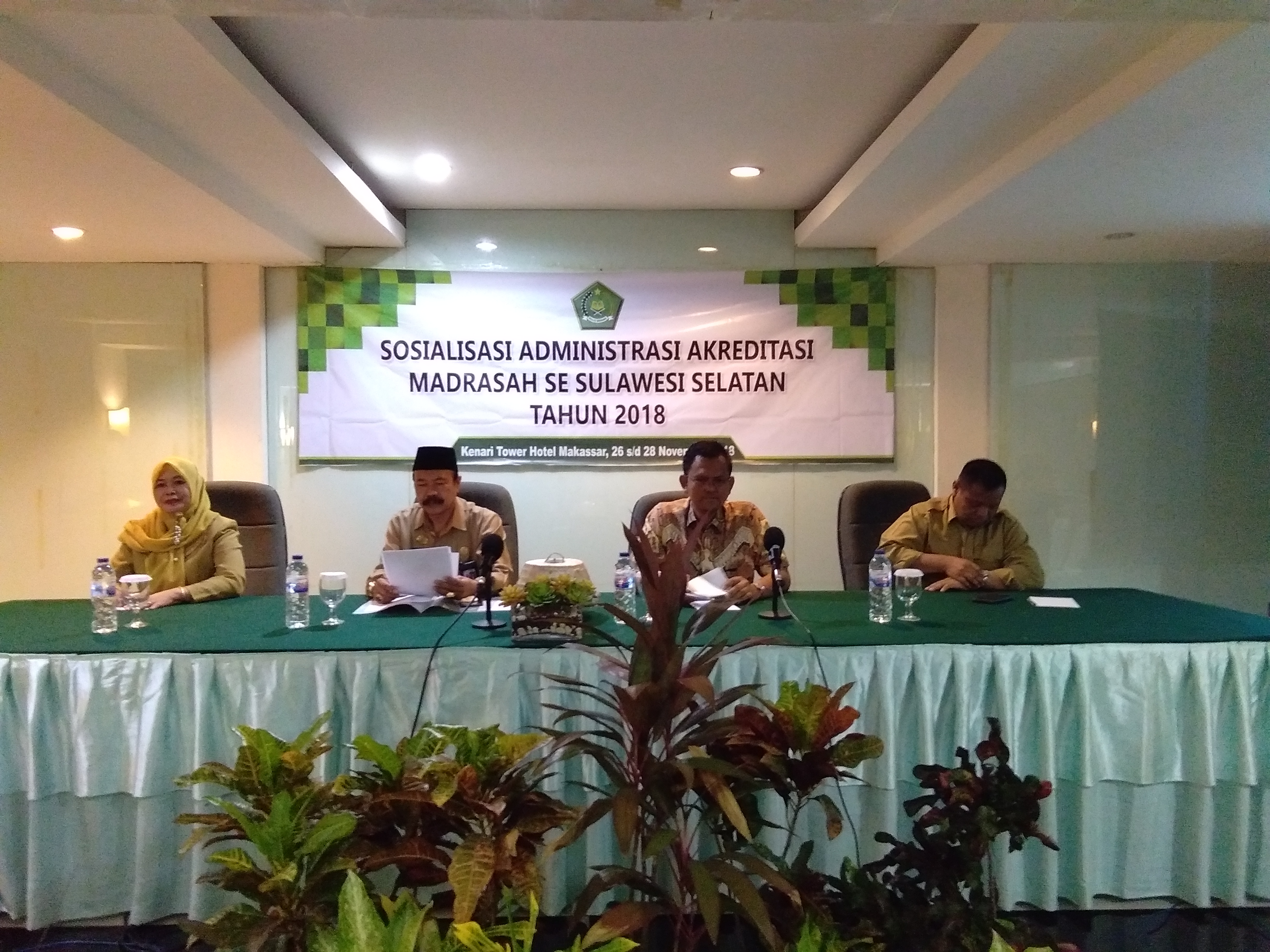 Sosialisasi Administrasi Akreditasi Madrasah se-Sulsel 2018